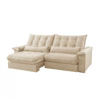 Sofá Classic Linho 02 Módulos 120 Cm B25 Meu Sofá Online A294 Linho Creme - 3