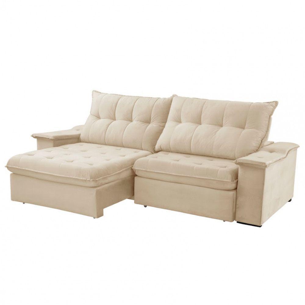 Sofá Lua Linho 02 Módulos 120 Cm B25cm Meu Sofá Online A294 Linho Creme - 3