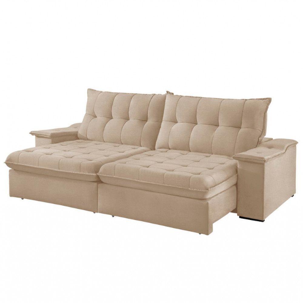 Sofá Lua Linho 02 Módulos 90 Cm B25cm Meu Sofá Online A226 Linho Bege - 5