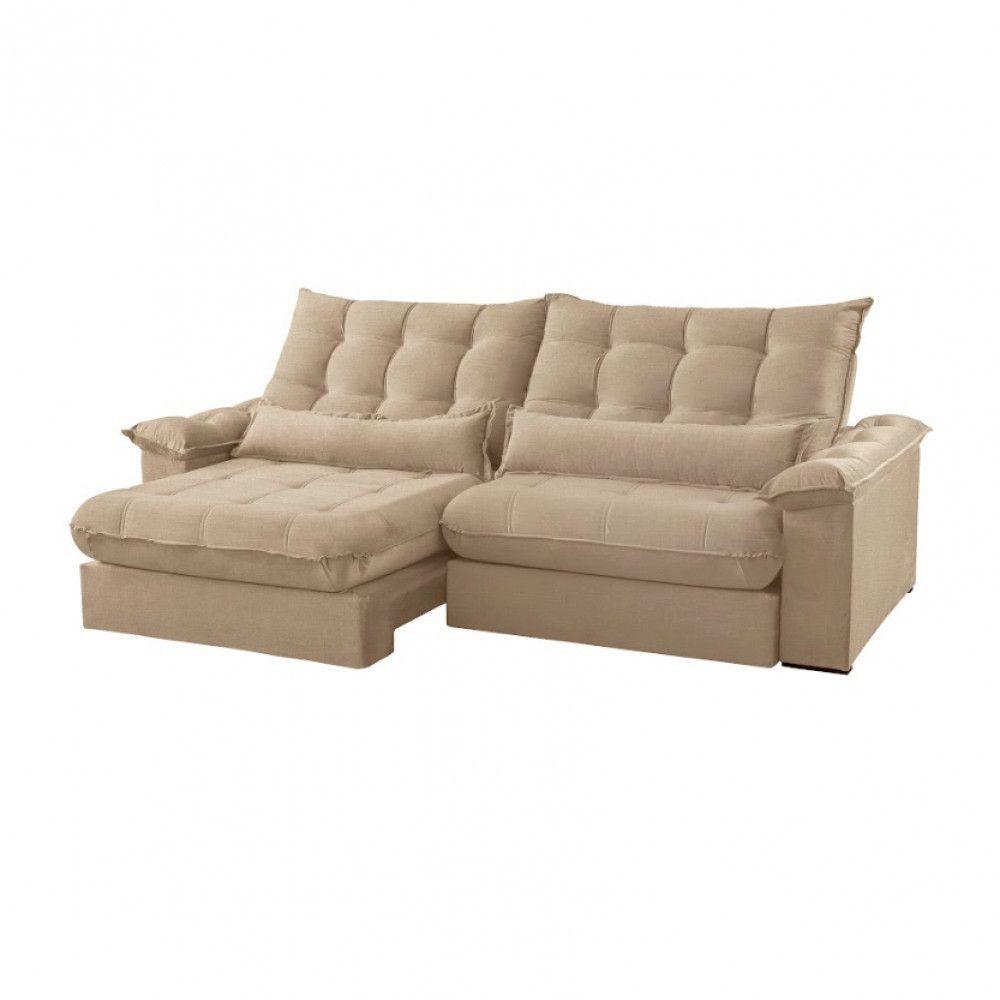 Sofá Classic Linho 02 Módulos 100 Cm B25 Meu Sofá Online A226 Linho Bege - 6