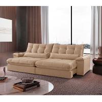 Sofá Classic Linho 02 Módulos 100 Cm B25 Meu Sofá Online A226 Linho Bege - 1