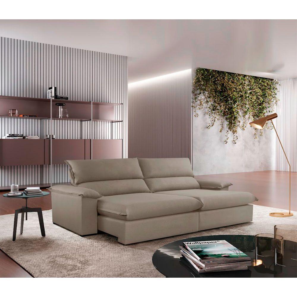 Sofá Filadélfia Veludo 2 Módulos 100cm B25cm Meu Sofá Online B002 Veludo Capuccino - 1