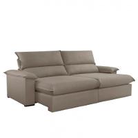 Sofá Filadélfia Veludo 2 Módulos 100cm B25cm Meu Sofá Online B002 Veludo Capuccino - 7