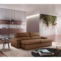 Sofá Filadélfia Veludo 02 Módulos 90cm B25cm Meu Sofá Online B016 Veludo Marrom - 1