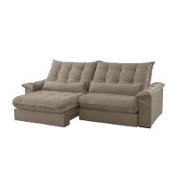 Sofá Classic Veludo 02 Módulos 100 Cm B25 Meu Sofá Online B002 Veludo Capuccino - 5