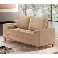 Sofá Ravena Linho 02 Lugares D28 Meu Sofá Online A226 Linho Bege - 1