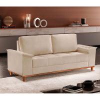 Sofá Ravena Linho 03 Lugares D28 Meu Sofá Online A294 Linho Creme - 1