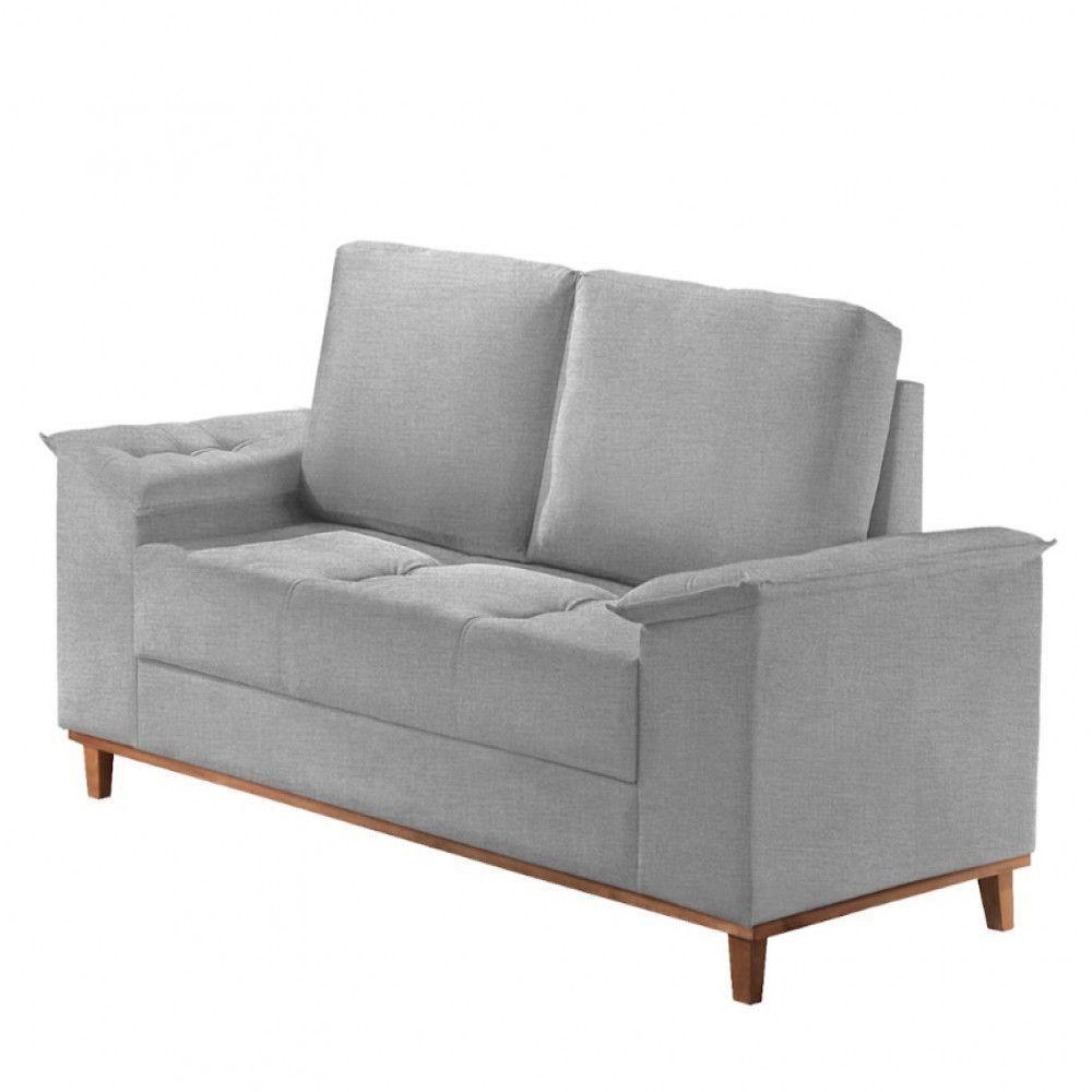 Sofá Ravena Linho 02 Lugares D28 Meu Sofá Online A230 Linho Cinza - 7