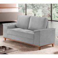 Sofá Ravena Linho 02 Lugares D28 Meu Sofá Online A230 Linho Cinza - 9