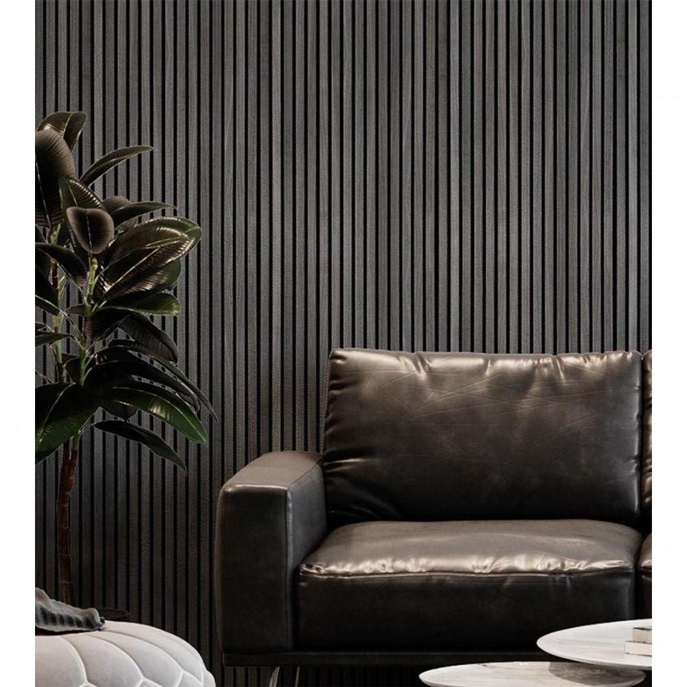 Papel De Parede Madeira Ripada 1,5m X 0,50cm - 1