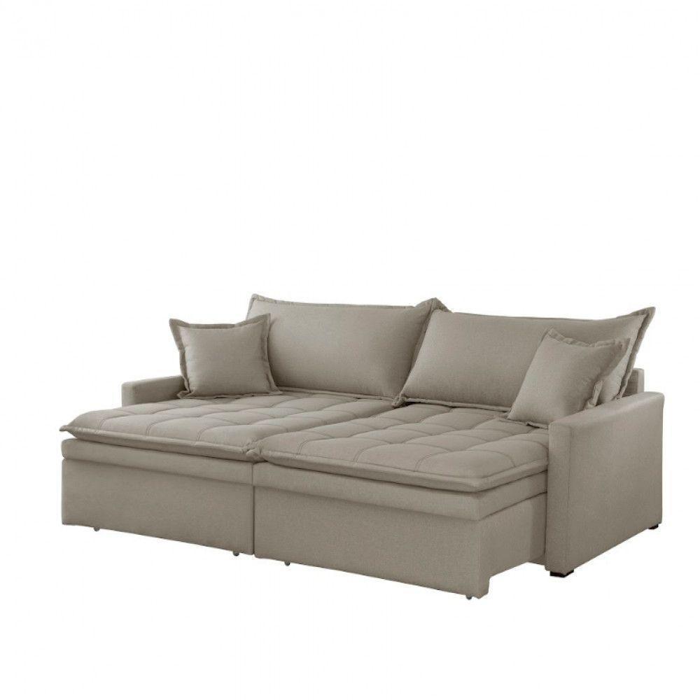 Sofá Elegance Veludo 02 Módulos 80 Cm B25 Cm Meu Sofá Online B002 Veludo Capuccino - 6