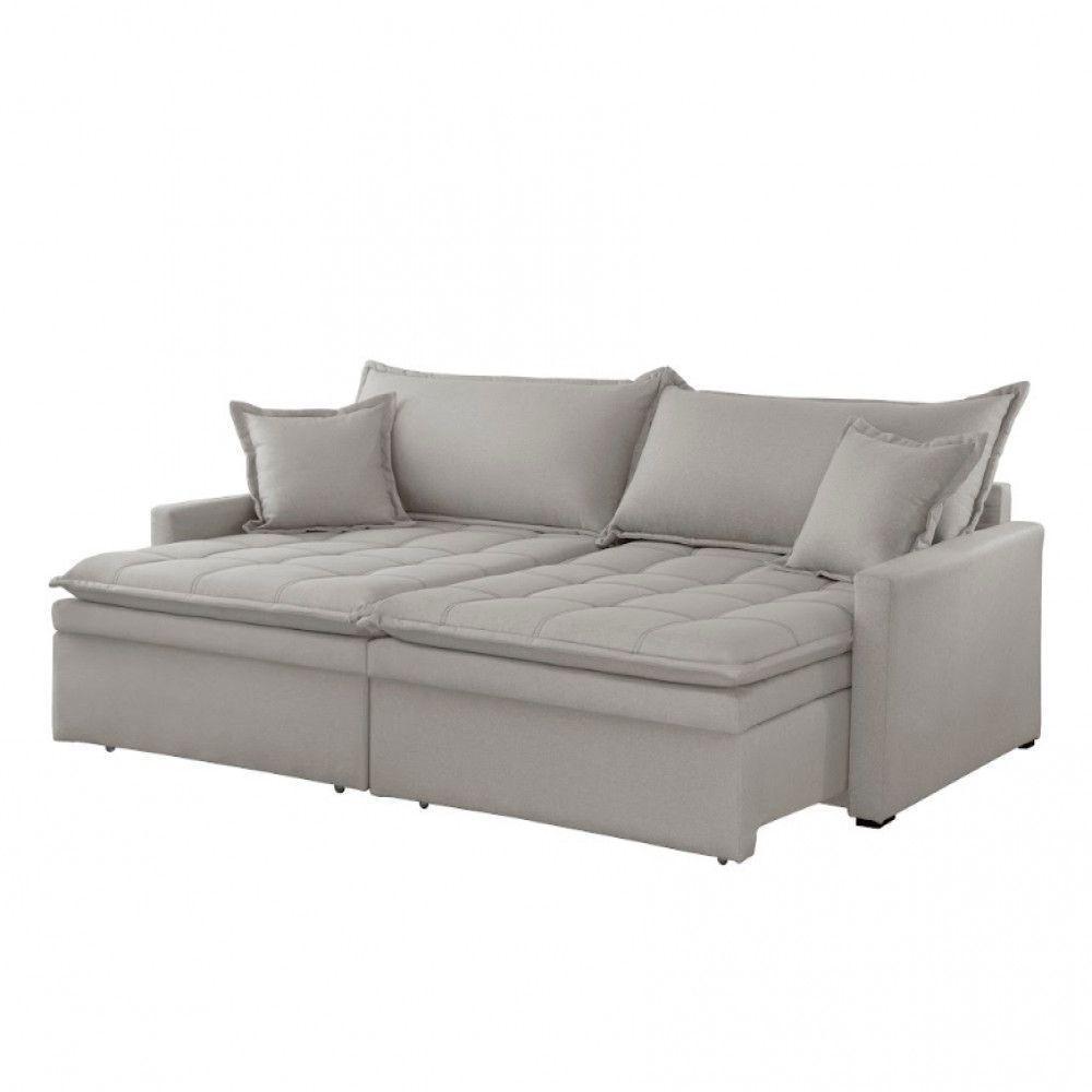 Sofá Elegance Veludo 02 Módulos 80 Cm B25 Cm Meu Sofá Online B026 Veludo Prata - 6