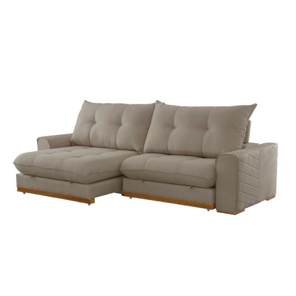 Sofá Argo Veludo 02 Módulos 90 Cm B25cm Meu Sofá Online B002 Veludo Capuccino - 5