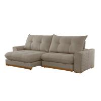 Sofá Argo Veludo 02 Módulos 90 Cm B25cm Meu Sofá Online B002 Veludo Capuccino - 5