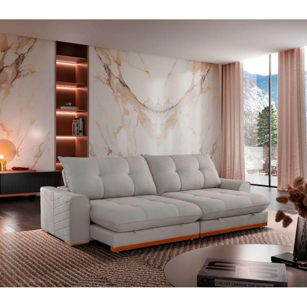 Sofá Argo Veludo 02 Módulos 100 Cm B25cm Meu Sofá Online B026 Veludo Prata - 1