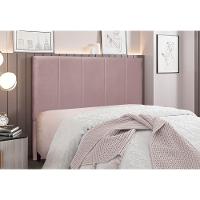 Cabeceira Cama Box Casal 140 Cm Arizona Veludo Lilás S04 - D'rossi - 4