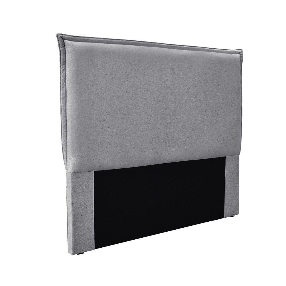 Cabeceira Cama Box Solteiro 90 Cm Garden Linho S04 Cor Cinza - 1