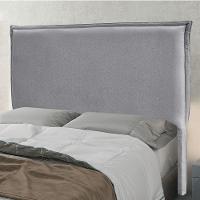 Cabeceira Cama Box Solteiro 90 Cm Garden Linho S04 Cor Cinza - 4