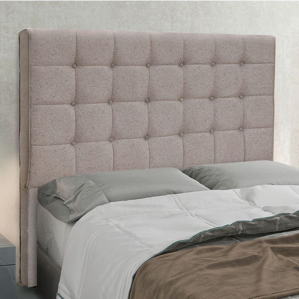 Cabeceira Cama Box Casal 140 Cm Verona Linho S04 Cor Areia - 4