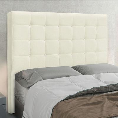 Cabeceira Cama Box Queen 160 Cm Verona Linho S04 Cor Natural