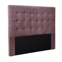 Cabeceira Cama Box Queen 160 Cm Verona Veludo S04 Cor Uva - 1