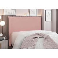 Cabeceira Cama Box Casal 140 Cm Garden Veludo S04 Cor Rosa - 4
