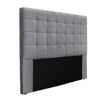 Cabeceira Cama Box Casal 140 Cm Verona Linho S04 Cor Cinza - 1