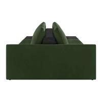 Sofá Ilha 3 Lugares Living 372cm Modulado Lary Veludo Verde Pu Pto K01 - D'rossi - 3