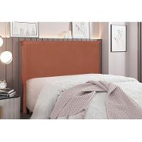 Cabeceira Cama Box Solteiro 90 Cm Garden Veludo S04 Cor Cobre - 4