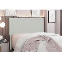 Cabeceira Cama Box Solteiro 90 Cm Garden Veludo S04 Cor Prata - 4