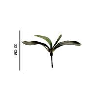 Folha Orquidea Artificial Verde 22 Cm - D'rossi - 2