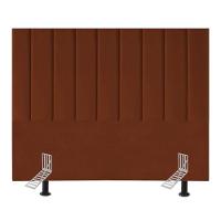 Cabeceira Estofada Cama Casal Box Queen 160 Cm Catarina Veludo E Frame Cor:terracota - 3