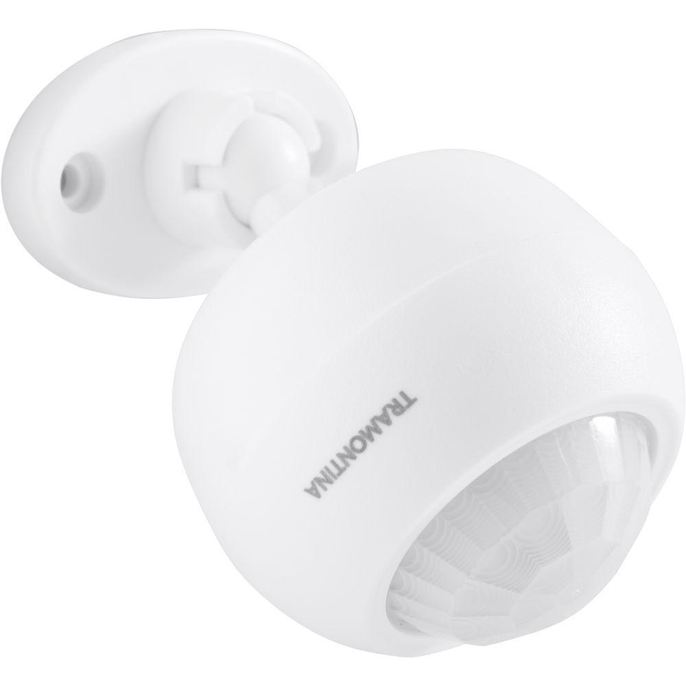 Sensor De Presença 360° Articulado De Parede E Teto Tramontina Bivolt Com Fotocélula Branco - 1