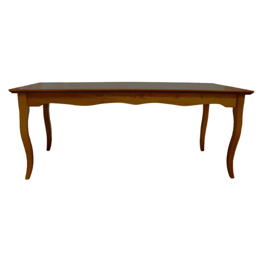 Mesa Sala De Jantar Gallia 200cm Madeira Maciça E Mdf Imbuia G42 - 3