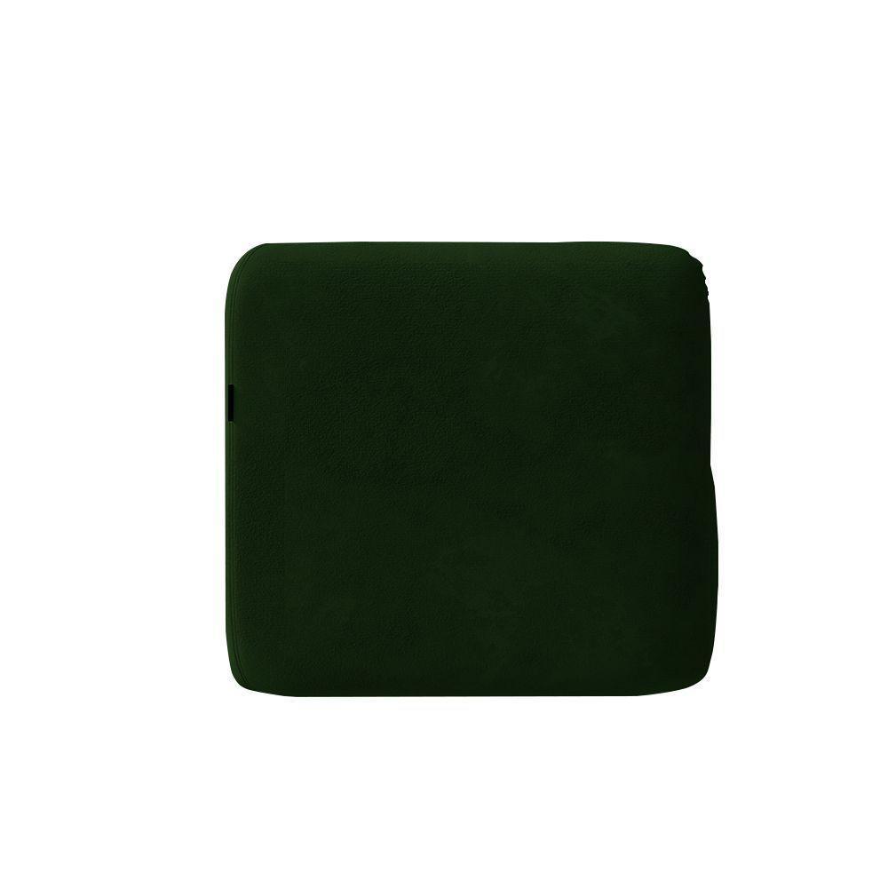 Kit 2 Poltronas Decorativas Sala De Estar Trinidad Base Fixa Veludo Verde G33 - Gran Belo - 5