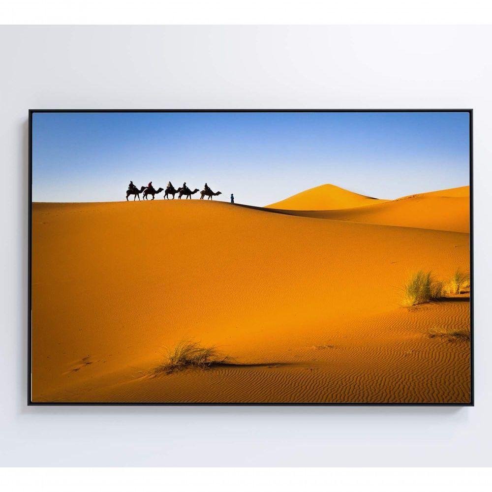 Quadro Camelos Deserto Saara Medidas 90x60 Cm Tipo De Impressão Tecido Canvas - 5
