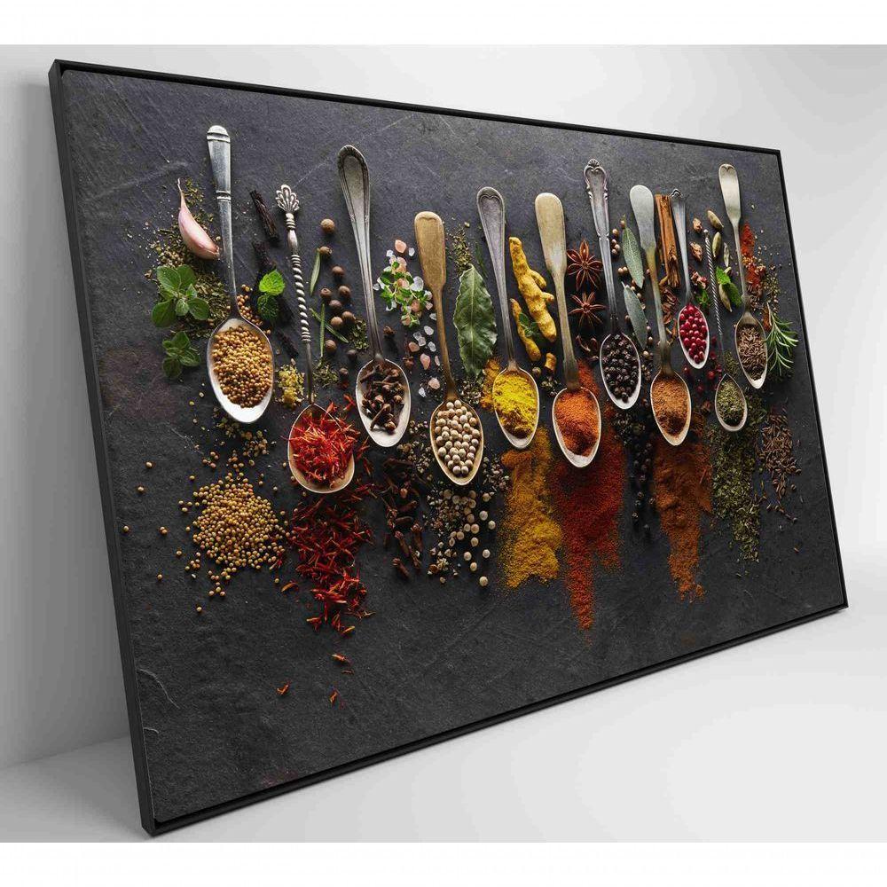 Quadro Tempero E Especiarias Medidas 90x60 Cm Impressão Adesivo Fotográfico - 3