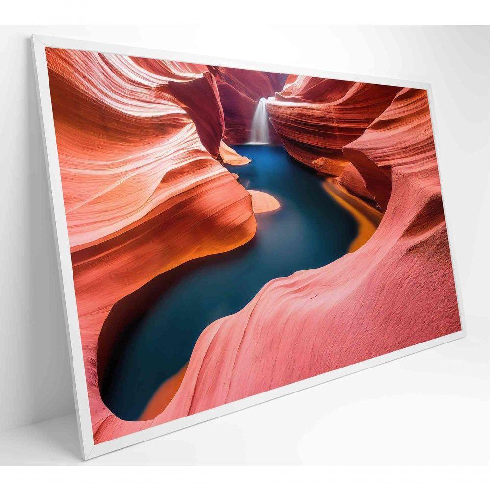 Quadro Natureza Antelope Canyon Medidas 60x40 Cm Tipo De Impressão Adesivo Fotográfico - 4