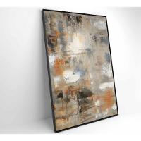 Quadro Arte Pintura Neutra Medidas 80x120 Cm Tipo De Impressão Tecido Canvas - 2