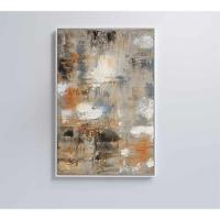 Quadro Arte Pintura Neutra Medidas 80x120 Cm Tipo De Impressão Tecido Canvas - 4