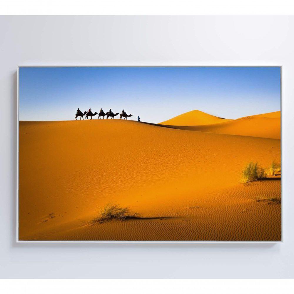 Quadro Camelos Deserto Saara Medidas 60x40 Cm Tipo De Impressão Tecido Canvas - 2