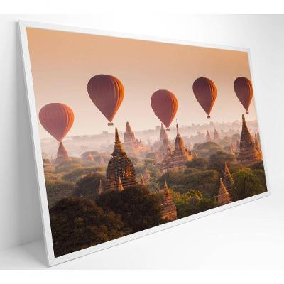 Quadro Balões Sobre Bagan Mianmar Medidas 40x60 Cm Impressão Adesivo Fotográfico