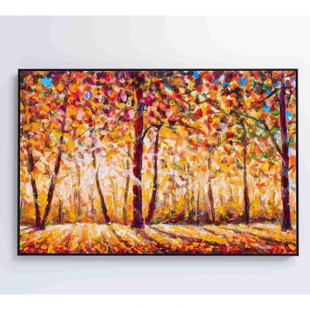 Quadro Floresta Ensolarada No Outono Medidas 60x40 Cm Impressão Tecido Canvas - 2