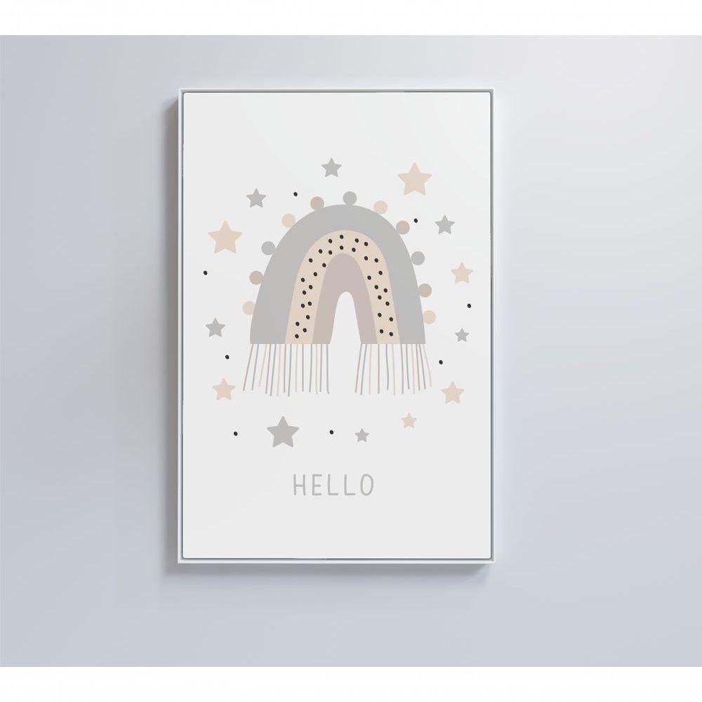 Quadro Infantil Boa Noite Estrelas Medidas 40x60 Cm Impressão Tecido Canvas - 4