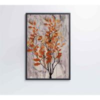 Quadro Pintura óleo Folhas No Outono Medidas 60x90 Cm Impressão Adesivo Fotográfico - 6