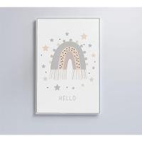 Quadro Infantil Boa Noite Estrelas Medidas 60x90 Cm Impressão Tecido Canvas - 5