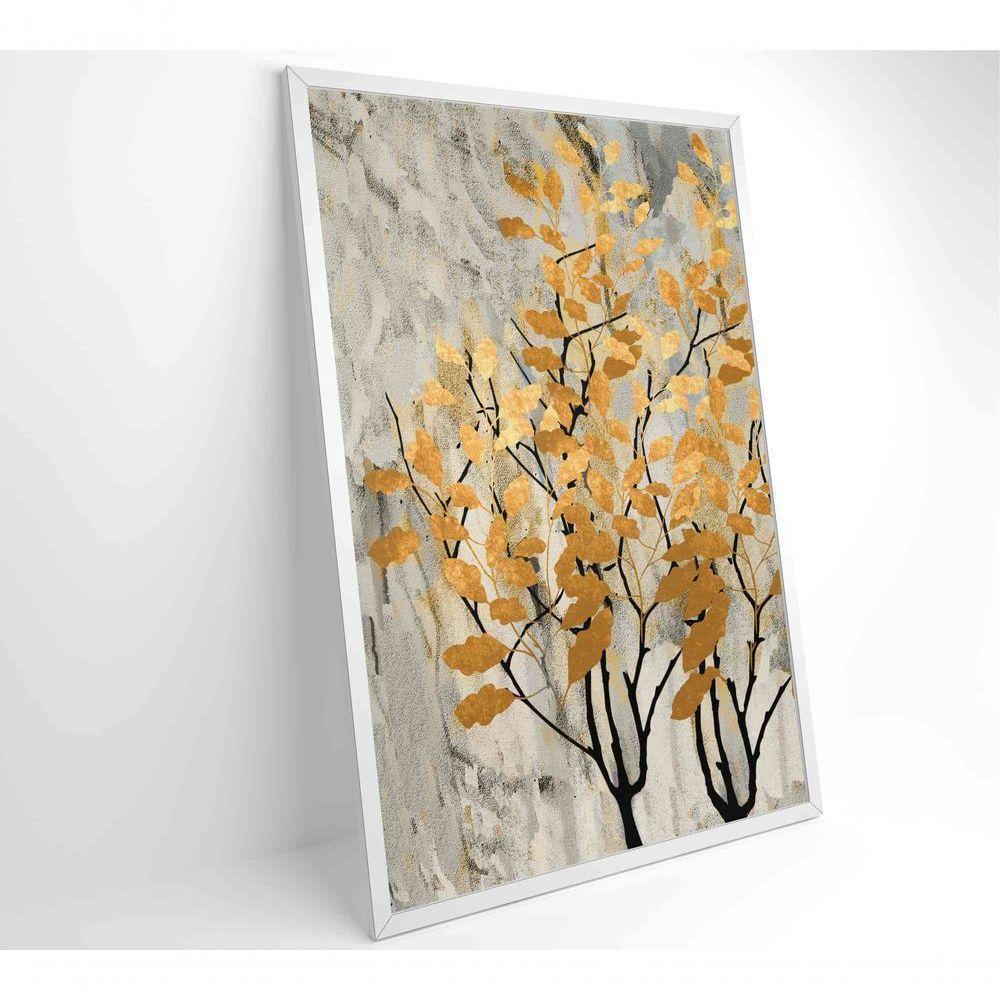 Quadro Pintura óleo Folhas No Outono Medidas 40x60 Cm Impressão Tecido Canvas - 2