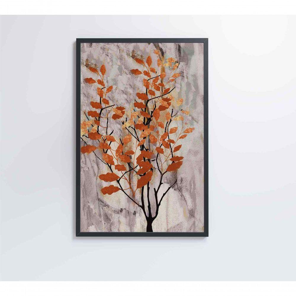 Quadro Pintura óleo Folhas No Outono Medidas 40x60 Cm Impressão Tecido Canvas - 7