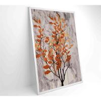 Quadro Pintura óleo Folhas No Outono Medidas 40x60 Cm Impressão Tecido Canvas - 1