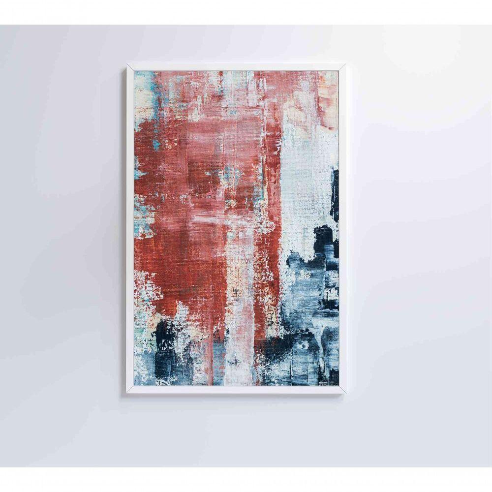 Quadro Pintura Abstrata Urban Medidas 80x120 Cm Impressão Tecido Canvas - 2